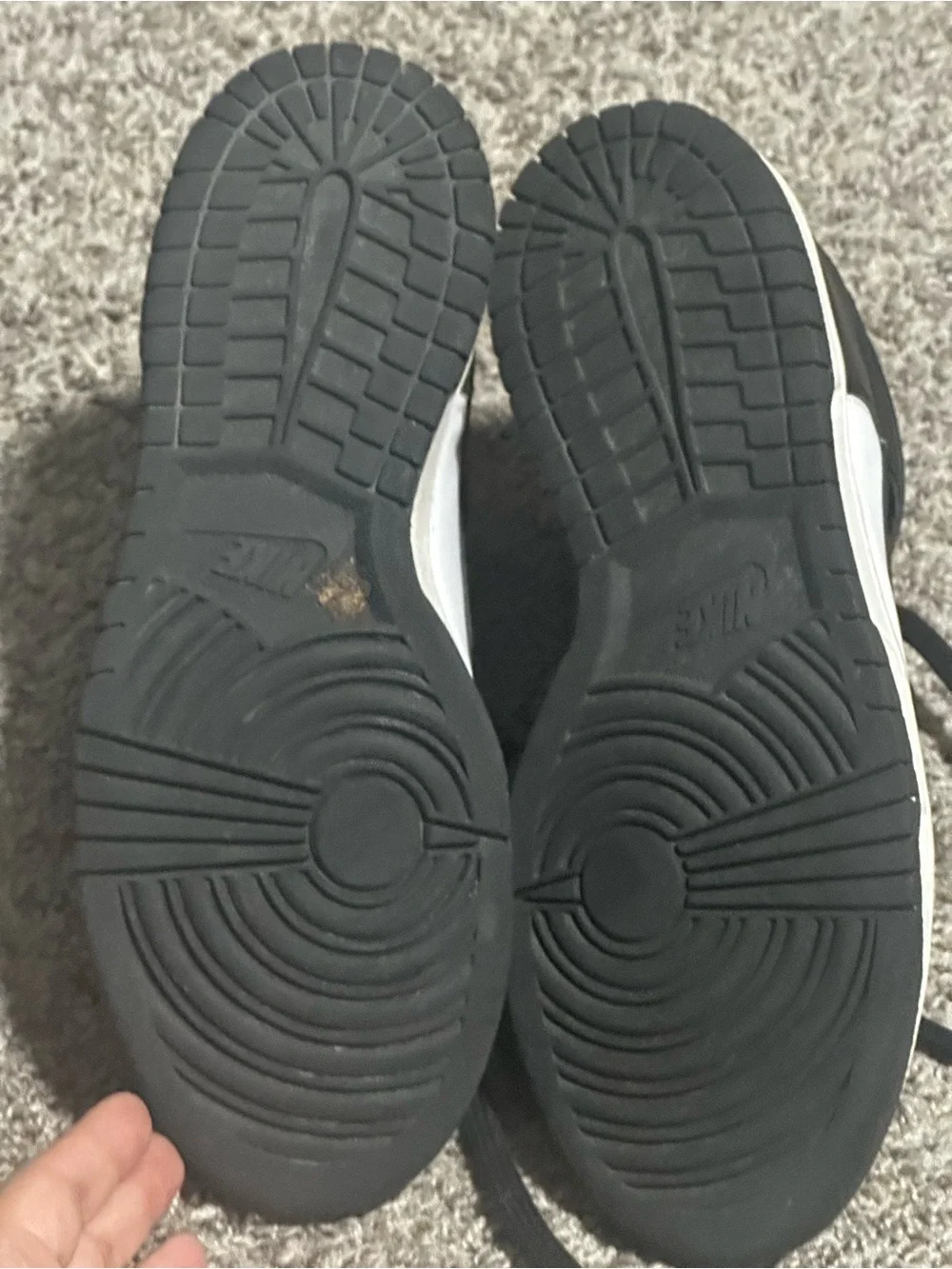 Nike Black/White mid-Top Sneakers- panda dunks